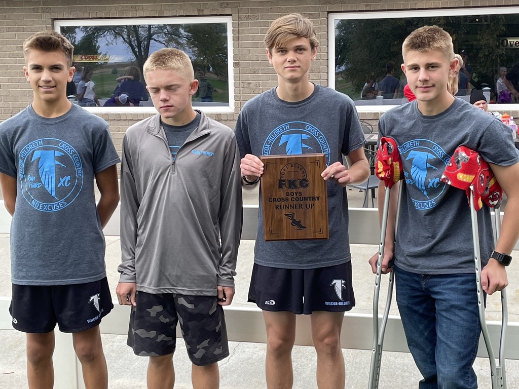 WH Boys finishing runner up at 2021 FKC CC meet