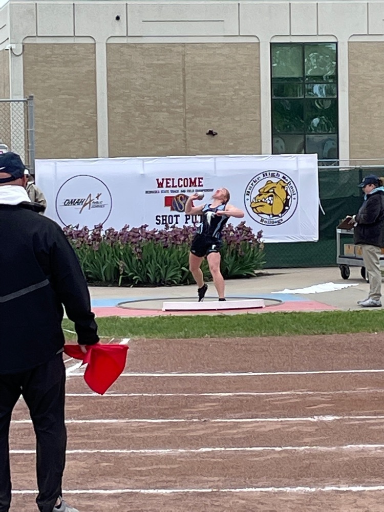 Addison Overholser competing at State Track!