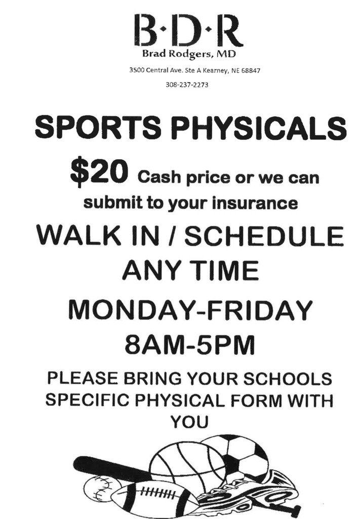 Athletic Physicals